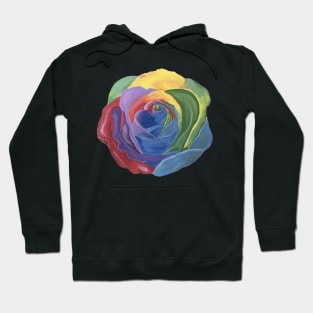 Rainbow Rose Hoodie